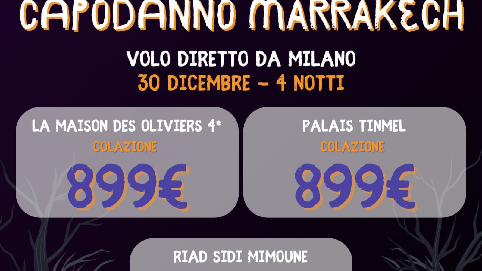 2025 marrakech capodanno halloween milano IN31