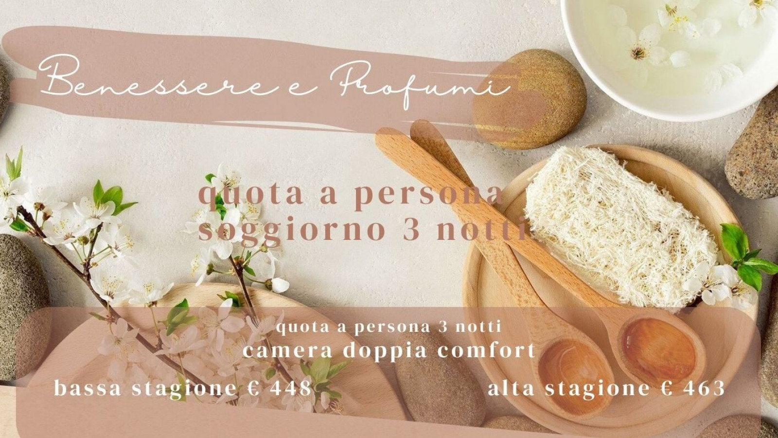 2025 hotel 2 mari benessere e profumi 3 notti IN31