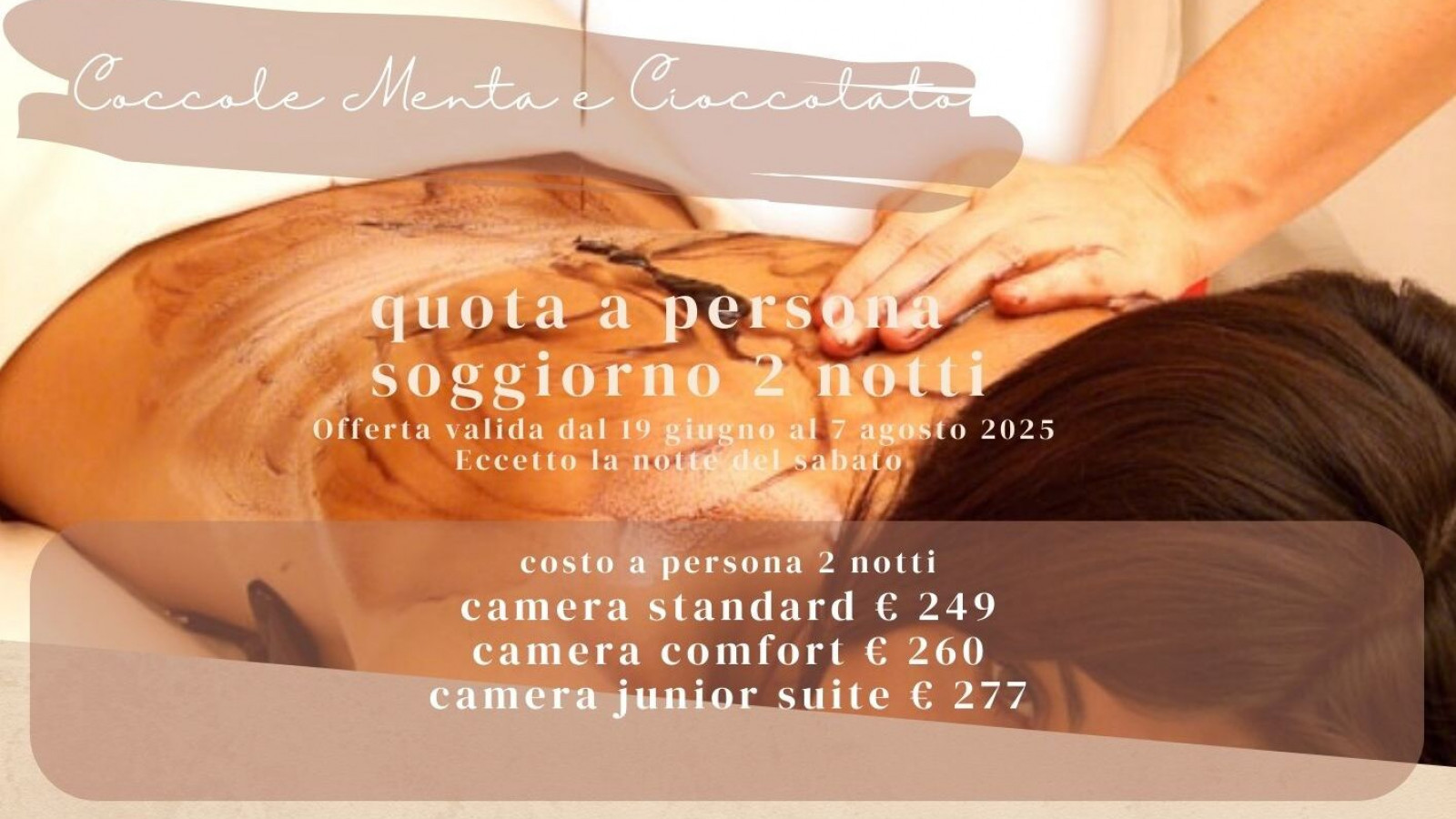 2025 hotel 2 mari coccole menta cioccolato 2 notti IN31
