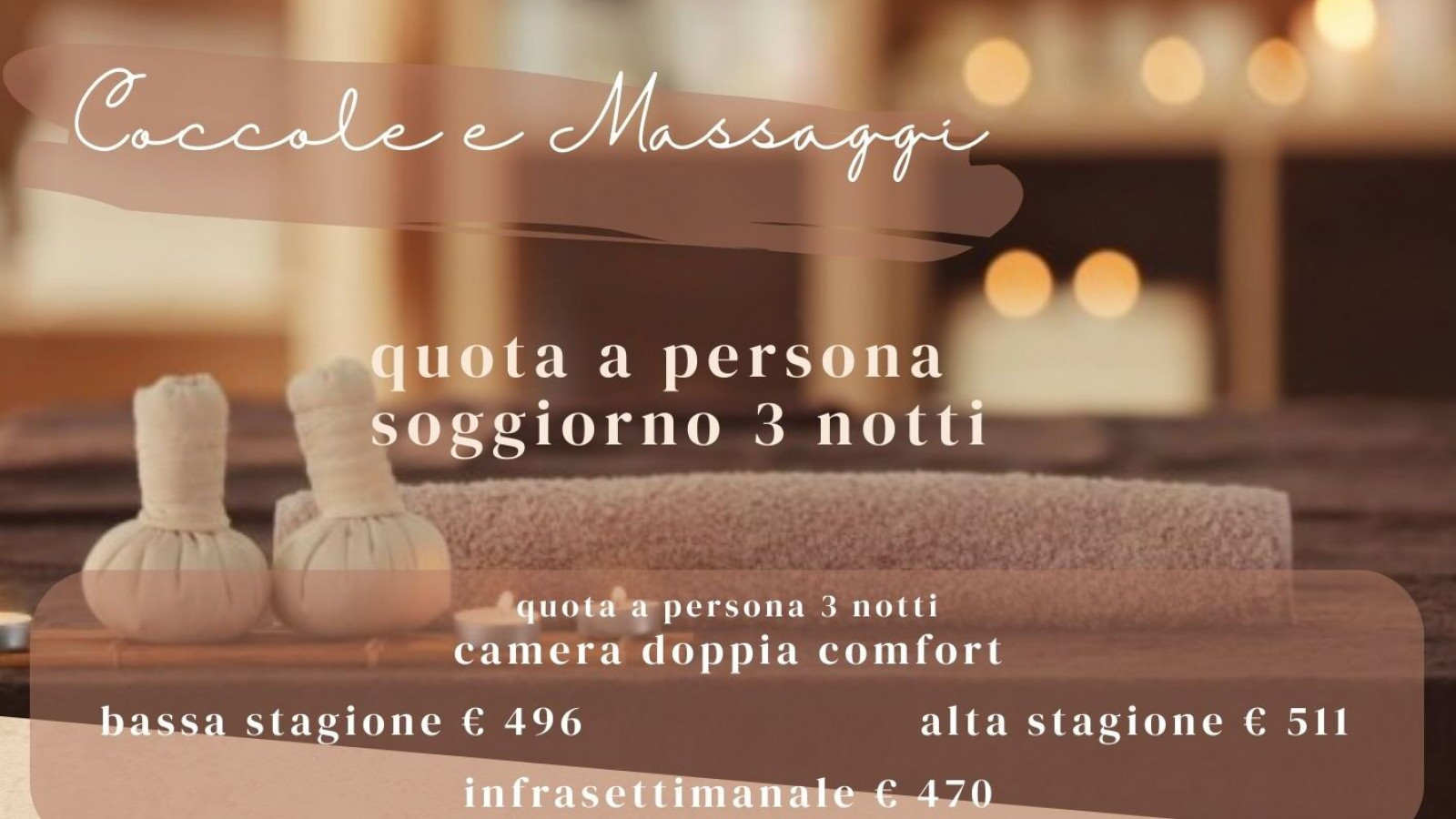 2025 hotel 2 mari coccole e massaggi 3 notti IN31