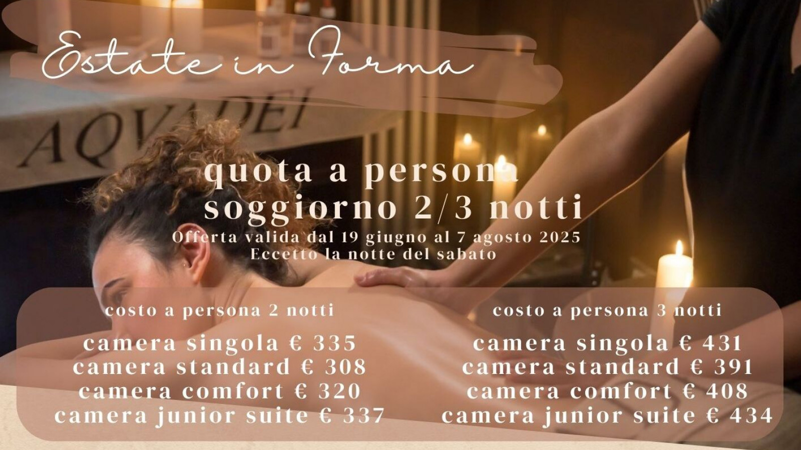 2025 hotel 2 mari estate in forma 2 3 notti IN31