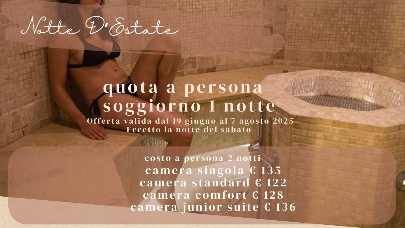 2025 hotel 2 mari notte d'estate 1 notte IN31
